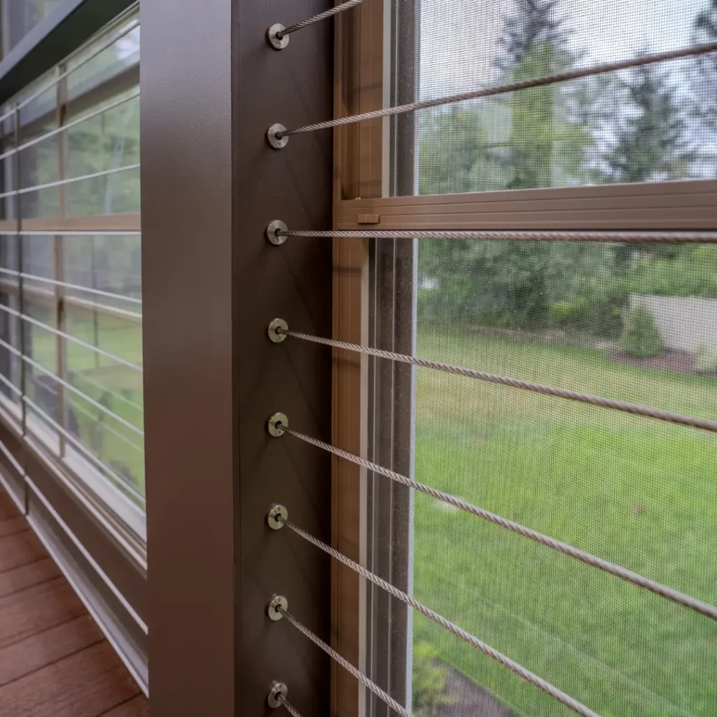cascade windows in living space