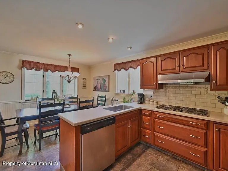 Before kitchen interior and dining space transition space