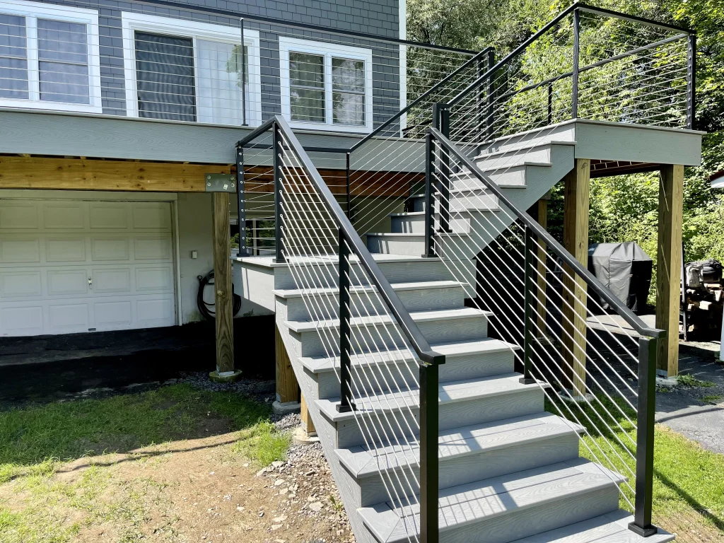 new stair installation - uniondale